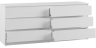 Woodville Комод "Мадера" белый | Ширина - 138,4; Глубина - 42; Высота - 77 см