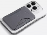MOFT Картхолдер для iPhone 15/14 серии Snap-On | Подставка-кошелёк | USA Brands, Gray