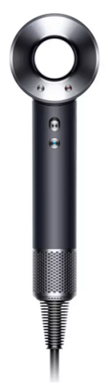 Dyson Фен HD08 Origin Black Nickel 3pin | 1600 Вт, количество скоростей 3, количество режимов нагрева 4,  24.5*7.8*9.8 см