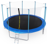 DFC Батут FEMMTO 14FT синий | 427 сантиметра | Лестница в комплекте | Высота защитной сетки 170 см | Максимальный вес пользователя 150 кг | 2 короба 