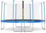 DFC Батут FEMMTO 14FT синий | 427 сантиметра | Лестница в комплекте | Высота защитной сетки 170 см | Максимальный вес пользователя 150 кг | 2 короба 
