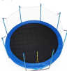 DFC Батут FEMMTO 14FT синий | 427 сантиметра | Лестница в комплекте | Высота защитной сетки 170 см | Максимальный вес пользователя 150 кг | 2 короба 