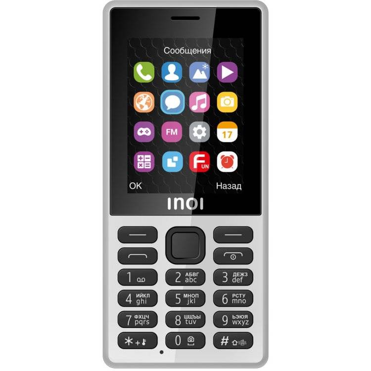 INOI 244 - White Quattro  кнопочный телефон