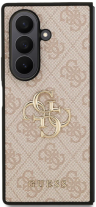 Guess Чехол для Samsung Z Fold 7, PU 4G Big metal logo Hard Pink