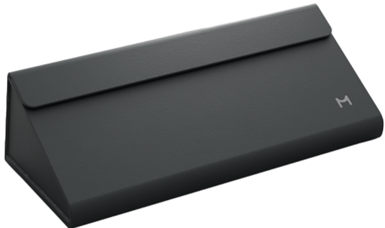 Magssory Футляр для очков Ultima Geo Glasses Case | С поддержкой Find My | Совместимость с MagSafe | Используйте как держатель для телефона | Midnight