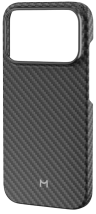 Magssory для iPhone 18 Pro Max | Aramid Frame Case | Совместим с MagSafe | Black