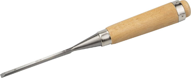Зубр "ЭКСПЕРТ" 6мм 18096-06 Стамеска-долото с деревянной ручкой, хромованадиевая