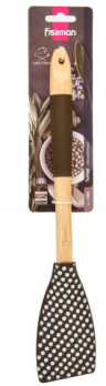 1464 FISSMAN лопатка CHEF’s TOOLS 32см цвет шоколадный (силикон)