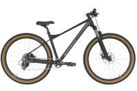 Велосипед Stark'25 Hunter 29.1 D  | Горный черный матовый/песочный  | Диаметр колеса: 29" | Размер рамы: 19" | Рост пользователя: 170–185 см | Максимальный вес велосипедиста: 130 кг | Вес велосипеда: 14.70 кг