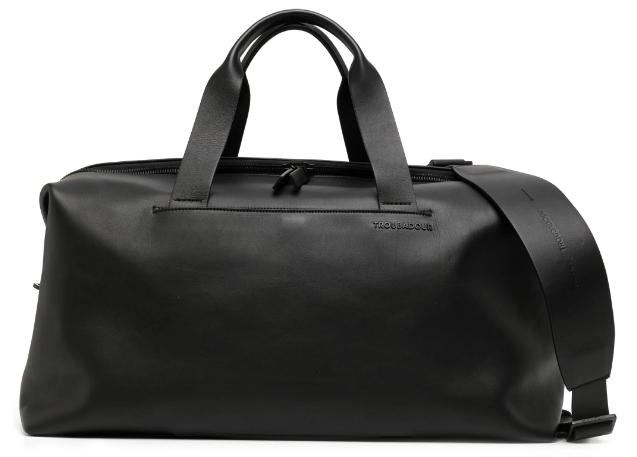 Troubadour Generation | Дорожная сумка из водонепроницаемой ткани | Веганская кожа | Отделение для ноутбука 16" | Внутренние и внешние карманы | Ремень для крепления на чемодан | Стильный дизайн | 49×27×24 см