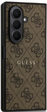 Guess Чехол для Samsung Z Fold 7, PU 4G Classic metal logo Hard Brown (MagSafe)