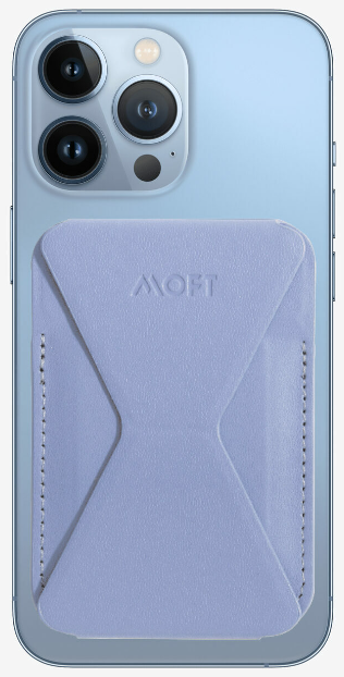 MOFT Картхолдер для iPhone 15/14 серии Snap-On | Подставка-кошелёк | USA Brands, Purple