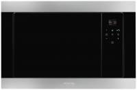 Smeg FMI320X2 Встраиваемая микроволновая печь, объем 20 л, 900 Вт, гриль, 5 уровней мощности, таймер, нержавеющая сталь