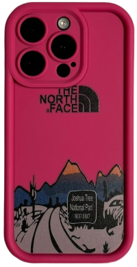 Чехол The North Face для Apple iPhone 15 Pro | Цвет: Розовый