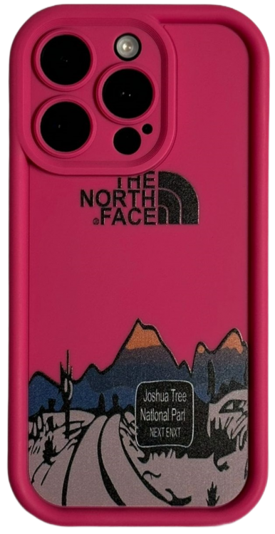 Чехол The North Face для Apple iPhone 15 Pro | Цвет: Розовый