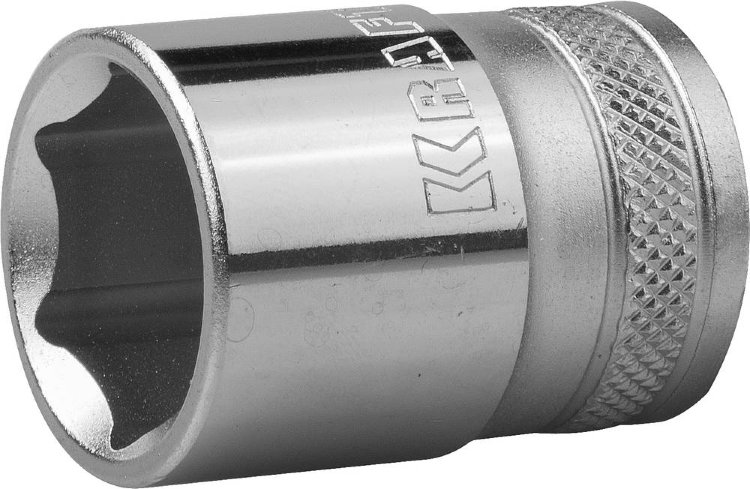 Kraftool FLANK, 1/2", 21 мм 27805-21_z01 Торцовая головка INDUSTRIE QUALITAT, Cr-V, хромосатинированная