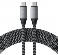 Satechi Кабель USB-C to USB-C 100W / Передача данных до 480 Мбит/с / длина 2 м / для смартфона / планшета / ноутбука / цвет: серый космос