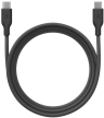 Energea Кабель 1.5m | USB-C to USB-C | Мощность: 60 Вт | Быстрая зарядка: до 3 A | Передача данных: до 480 Mbps | HELIX 60, Black 