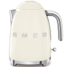 Чайник SMEG KLF03CREU электрический, Объем: 1.7 л , мощность: 2400 Вт, корпус из нержавеющей стали, Стиль 50-х г., Бежевый