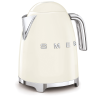 Чайник SMEG KLF03CREU электрический, Объем: 1.7 л , мощность: 2400 Вт, корпус из нержавеющей стали, Стиль 50-х г., Бежевый