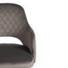 Tetchair  Кресло  VALKYRIA (mod. 711) ткань/металл, 55х55х80 см, высота до сиденья 48 см, серый barkhat 26/черный 14333