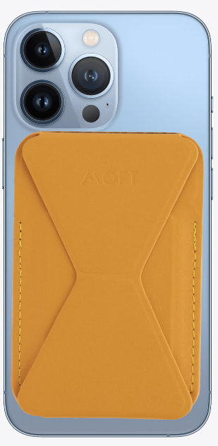 MOFT Картхолдер для iPhone 15/14 серии Snap-On | Подставка-кошелёк | USA Brands, Yellow