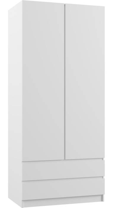Woodville шкаф Мадера цвет белый | Ширина - 90; Глубина - 52; Высота - 180 см