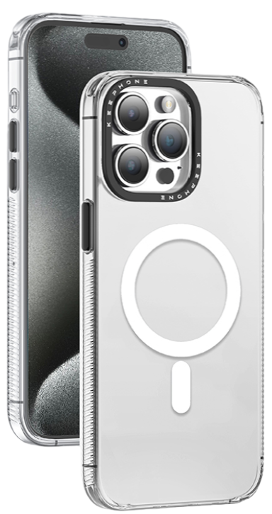 KeepHone Чехол для iPhone 15 Pro MagSafe Magnet Pro, Clear