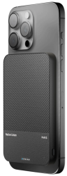 Native Union Power Bank Magnetic 5000mAh | MagSafe | Беспроводная зарядка| Внешний аккумулятор для iPhone и Android | Быстрая зарядка 15W | Компактный дизайн | Цвет черный