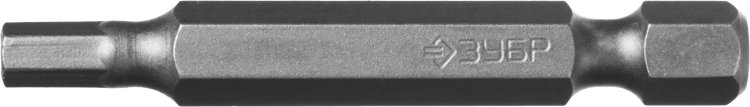 Зубр "МАСТЕР" HEX4, 2шт 26007-4-50-2 Биты тип хвостовика С 1/4", 50мм