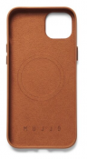Mujjo Кожаный чехол для iPhone 14 Plus, Коричневый 