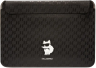 Lagerfeld Чехол для ноутбуков 16" | Магнитная застежка | Saffiano Sleeve Monogram NFT Choupette, Black