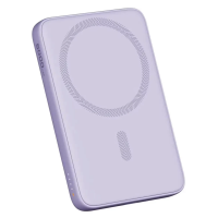 Aukey Внешний аккумулятор Magnetic 5000 мАч | Совместим с MagSafe Qi Violet
