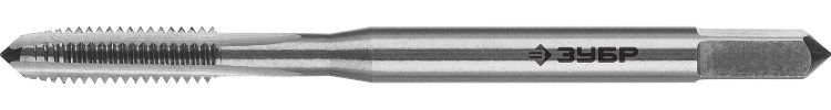 Зубр "ПРОФЕССИОНАЛ" М3х0,5 Метчик машинно-ручной, одинарный для нарезания метрической резьбы в сквозных отверстиях
