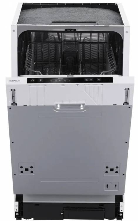 Встраиваемая посудомоечная машина Hyundai HBD 450 / расход воды - 9 л, количество комплектов - 9, защита от протечек, 45 см х 82 см х 58 см / Global