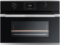 Kuppersbusch Компактный духовой шкаф CBP 6332.0 S1 Stainless Steel | Объем: 44 л | Очистка духовки: пиролитическая | ВхШхГ: 45,5х59,5х55,9 см | Конвекция | Режимов работы: 6 | Страна-производитель: Германия