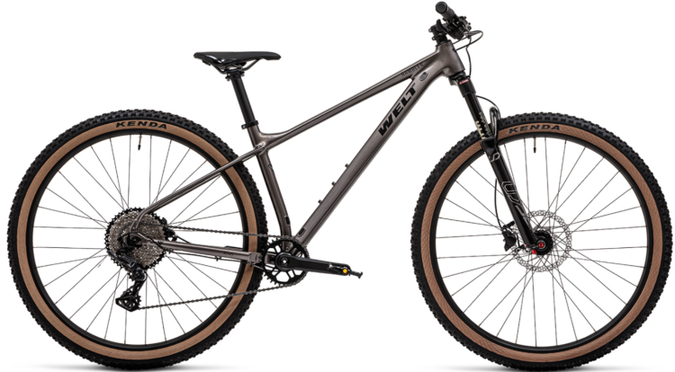 Welt Велосипед Rambler 1.0 (2026) | Горный | Размер: L | Диаметр колес 28" | На рост: 170-185 см | Рама: Alloy 6061, Boost | Вилка: Uding UD-32: Boost, Air | Вес: 13,5 кг | Luxury Graphite 