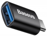 Переходник BASEUS Ingenuity Series Mini OTG, Type-C - USB-A 3.1, черный ZJJQ000001