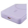 Aukey Внешний аккумулятор Magnetic 10000 мАч | Совместим с MagSafe Qi Violet