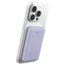 Aukey Внешний аккумулятор Magnetic 10000 мАч | Совместим с MagSafe Qi Violet