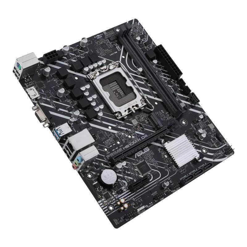 Материнская плата ASUS PRIME H610M-K D4 / LGA 1700, Intel H610, 2xDDR4-3200  МГц, 1xPCI-Ex16,