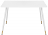 Woodville Обеденная группа Урас белый | Ширина сиденья - 41; Глубина сиденья - 41; Высота сиденья - 46; Длина стола - 120; Ширина стола - 80; Высота стола - 76 см