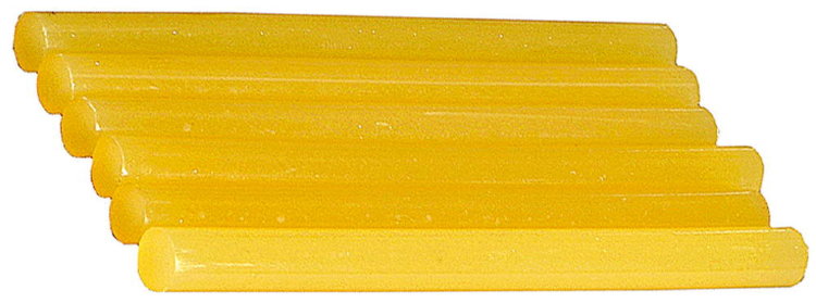 Stayer "MASTER" 11х200мм 6шт 2-06821-Y-S06 Стержни для клеевых (термоклеящих) пистолетов, цвет желтый по бумаге и дереву