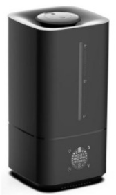 Oulemei Сенсорный увлажнитель воздуха OLMJSL004 LX-900 | Цвет: Черный | Мощность: 25Вт | Охватываемая площадь: 30м2 | Распыление тумана: 280мл/ч | Объем резервуара для воды: 4л | Материал: ABS Пластик