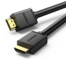 Ugreen HD104 | HDMI кабель | HDMI 1.4 | 1 м | Позолоченные контакты | Тройное экранирование | Поддержка 4K, 1080P Full HD, 3D | Канал Ethernet и ARC | Черный