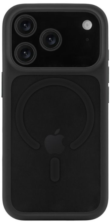 uBear Чехол для iPhone 17 Pro Shade Case | MagSafe | Усиленный | Силк-тач, черный