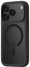 uBear Чехол для iPhone 17 Pro Shade Case | MagSafe | Усиленный | Силк-тач, черный