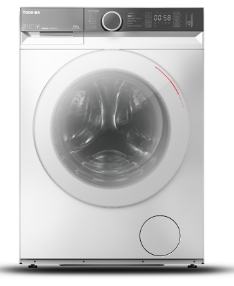 Toshiba Стиральная машина  | Загрузка 9 кг, Максимальная скорость отжима 1400 об/мин | TW-BK100GF4RU(WS) | 85х59.5х62.5 см