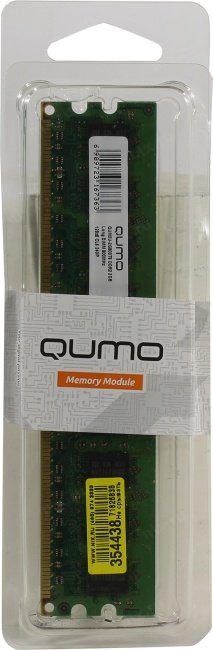 Модуль памяти SO-DIMM DDR-II 2GB QUMO 800MHz PC-6400 128Mx8 CL6 (QUM2S-2G800T6)