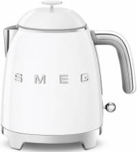 SMEG Электрический мини-чайник ,объем 0.8 л , 1500 Вт, быстрое кипячение, автоотключение, защита от перегрева, съемный фильтр (белый))